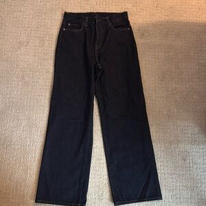 Uniqlo wide straight jeans